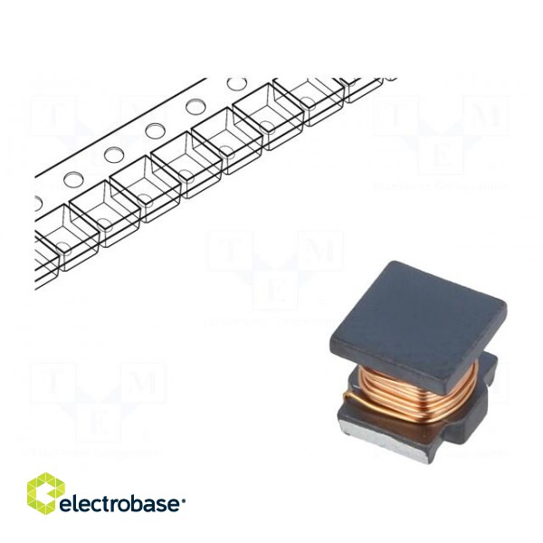 Inductor: wire | SMD | 2220 | 33uH | 900mA | 0.32Ω | 5.7x5x4.7mm | ±20%