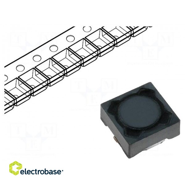 Inductor: wire | SMD | 150uH | 430mA | 1.27Ω | ±20% | 7.3x7.3x3.2mm