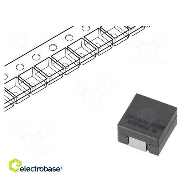 Inductor: wire | SMD | 320nH | Ioper: 68A | Isat: 45A | 13.7x12.95x8mm