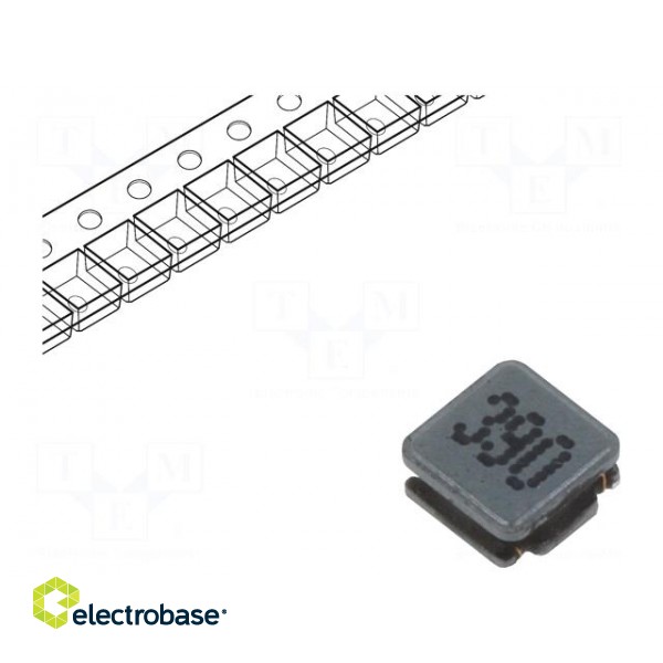 Inductor: wire | SMD | 39uH | 390mA | 1.294Ω | 3x3x1.5mm | ±20%