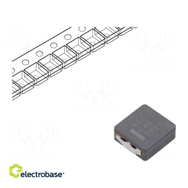 Inductor: wire | SMD | 4.7uH | 14.9A | 11.8mΩ | ±20% | 10.7x10x4mm | ETQP4M