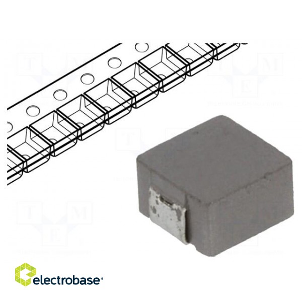 Inductor: wire | SMD | 4.7uH | Ioper: 3.2A | 55mΩ | ±20% | Isat: 3.5A