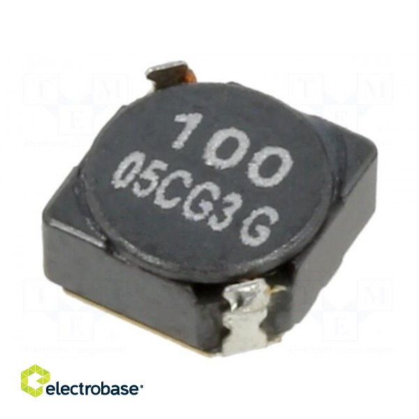 Inductor: wire | SMD | 9.3uH | Ioper: 2.15A | 48mΩ | ±30% | Isat: 1.3A