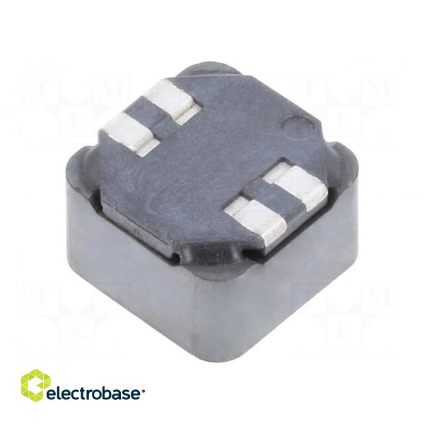 Inductor: wire | SMD | 9.63uH | Ioper: 6.02A | 18mΩ | ±25% | Isat: 11.2A image 2