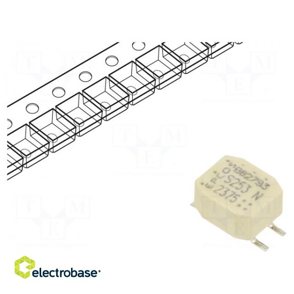 Inductor: wire with current compensation | SMD | 25uH | 800mA | 110mΩ