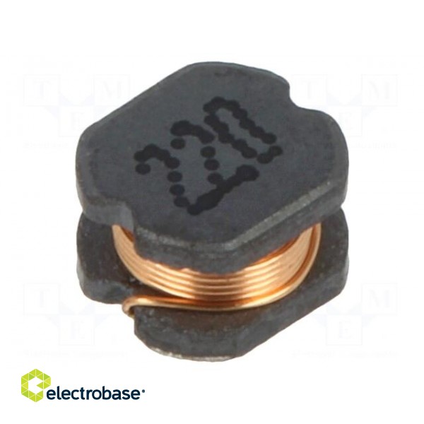 Inductor: wire | SMD | 22uH | 55mΩ | -40÷125°C | ±15% | 580mA | 3x3.5x2mm