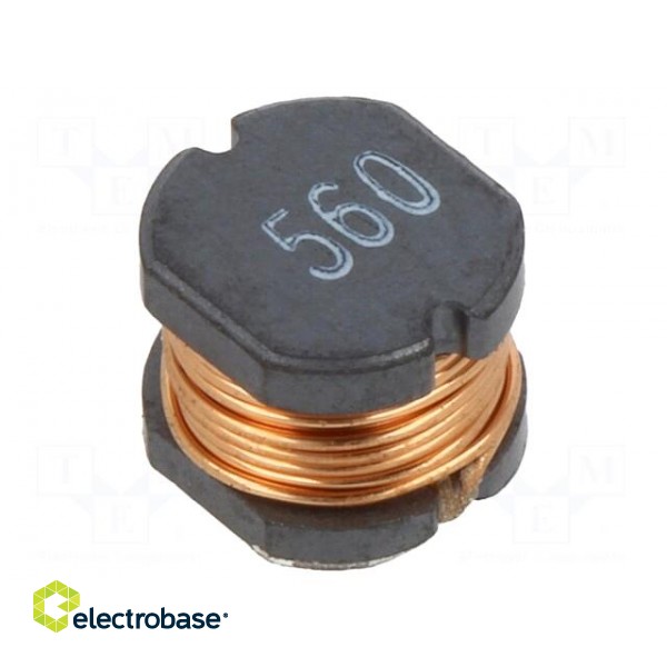 Inductor: wire | SMD | 56uH | 400mΩ | -40÷125°C | ±20% | 700mA