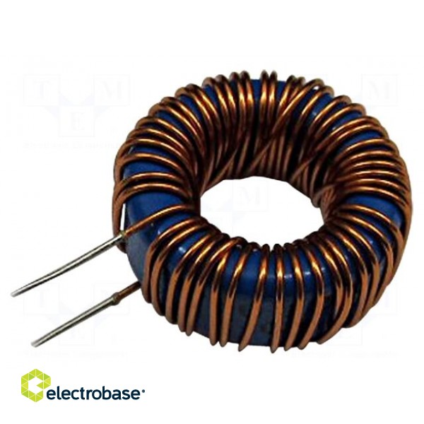 Inductor: wire | THT | 100uH | 1.6A | 123mΩ