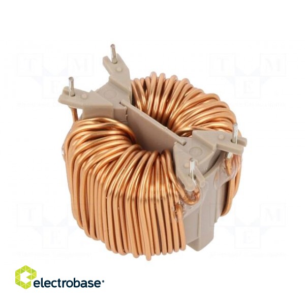 Inductor: wire | THT | 12mH | 75mΩ | 250VAC | -25÷120°C | SC | 4A image 2