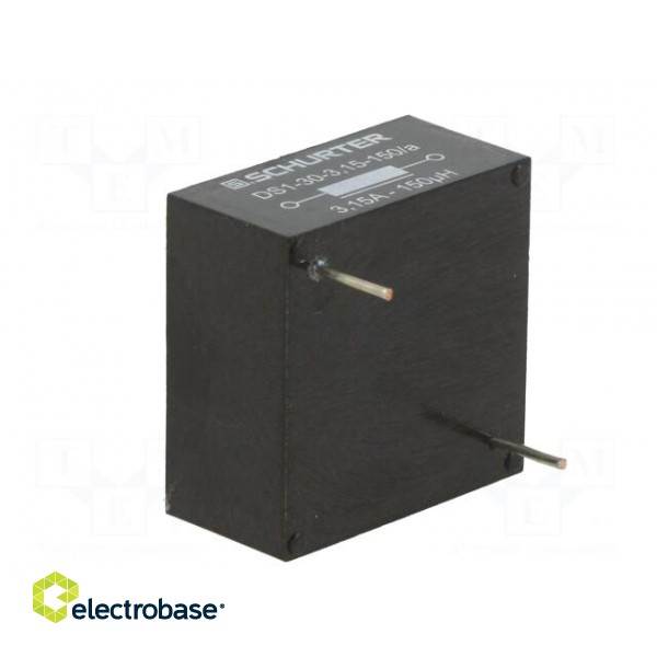 Inductor: wire | THT | 150uH | 3.15A | 55mΩ | -40÷125°C | 30x30x15mm image 4