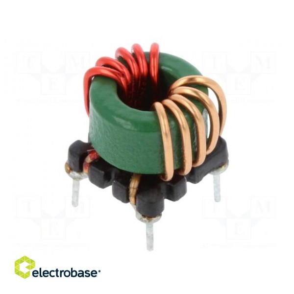 Inductor: wire | THT | 160uH | 6.75mΩ | -40÷105°C | ±35% | 7.84A | 500VDC