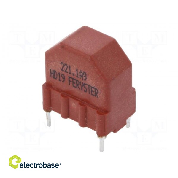 Inductor: wire | THT | 220uH | 1.9A | 20mΩ | 230VAC | 10x15mm | -20÷50% image 1