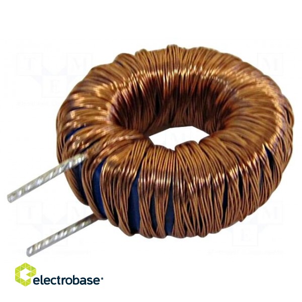 Inductor: wire | THT | 220uH | 10A | 40.8mΩ