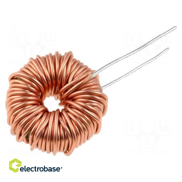 Inductor: wire | THT | 220uH | 110mΩ | 5A