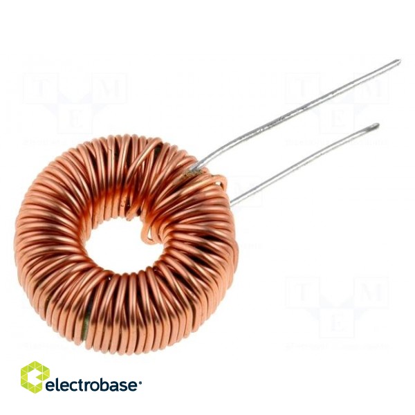 Inductor: wire | THT | 220uH | 140mΩ | 3A