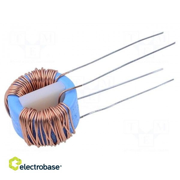 Inductor: wire | THT | 10mH | 2.2A | 56mΩ | -40÷70°C | 10kHz | vertical