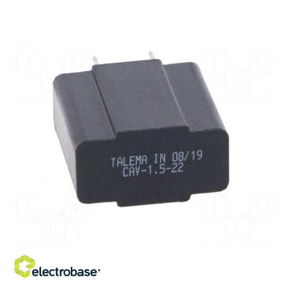 Inductor: wire | THT | 22mH | 1.5A | 227mΩ | 250VAC | -40÷125°C | ±30% фото 9