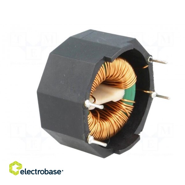 Inductor: wire | THT | 22mH | 3.3A | 100mΩ | 230VAC | 15x40mm | -20÷+50% фото 4