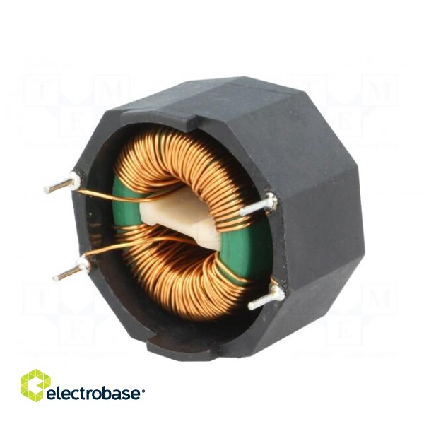 Inductor: wire | THT | 22mH | 3.3A | 100mΩ | 230VAC | 15x40mm | -20÷+50% paveikslėlis 6