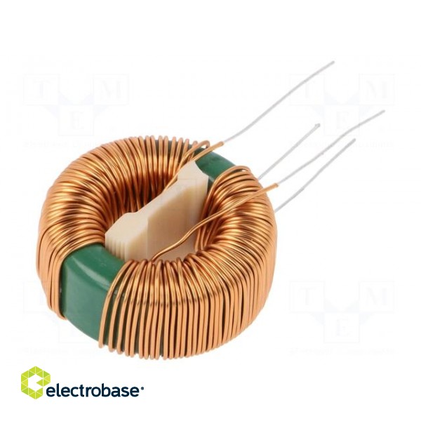 Inductor: wire | THT | 22mH | 3.3A | 100mΩ | 230VAC | 17x9mm | -20÷50%