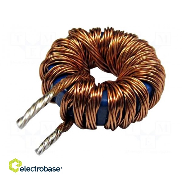 Inductor: wire | THT | 22uH | 10A | 11.4mΩ