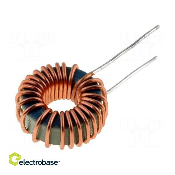 Inductor: wire | THT | 22uH | 12mΩ | 3A