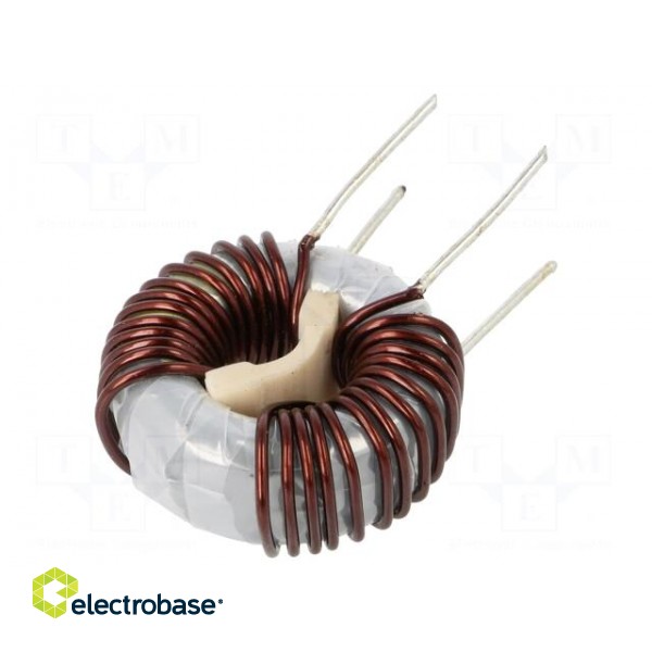 Inductor: wire | THT | 3.3mH | 20A | 7mΩ | 230VAC | 21x12mm | -20÷+50%