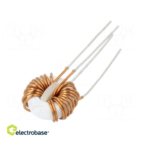 Inductor: wire | THT | 330uH | 1.9A | 50mΩ | 230VAC | 6x5mm | -20÷+50%