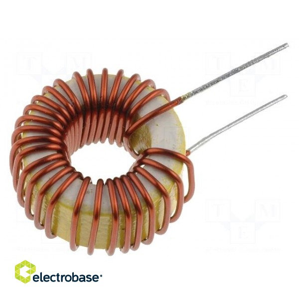 Inductor: wire | THT | 33uH | 1A | 52mΩ