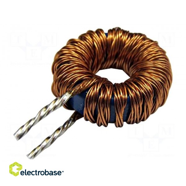 Inductor: wire | THT | 33uH | 8A | 15.9mΩ