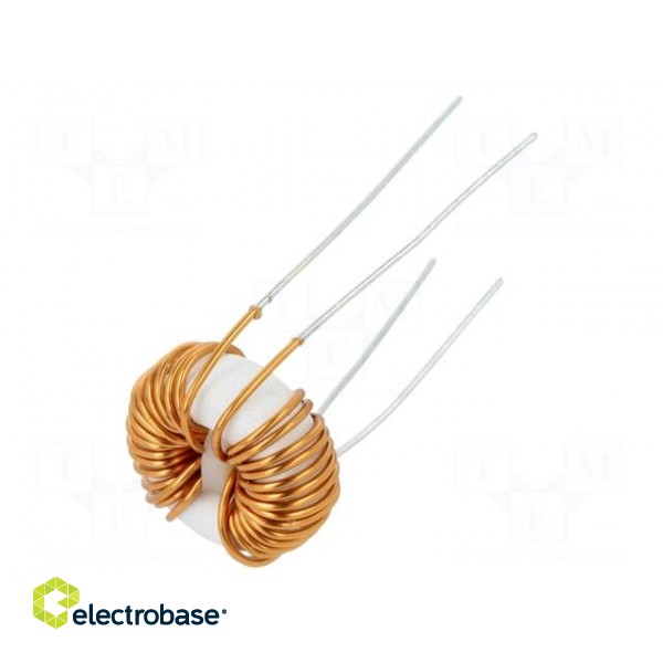 Inductor: wire | THT | 470uH | 1.6A | 80mΩ | 230VAC | 12x5mm | -20÷50%