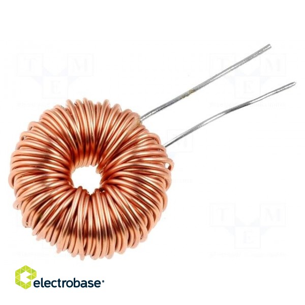Inductor: wire | THT | 470uH | 240mΩ | 3A