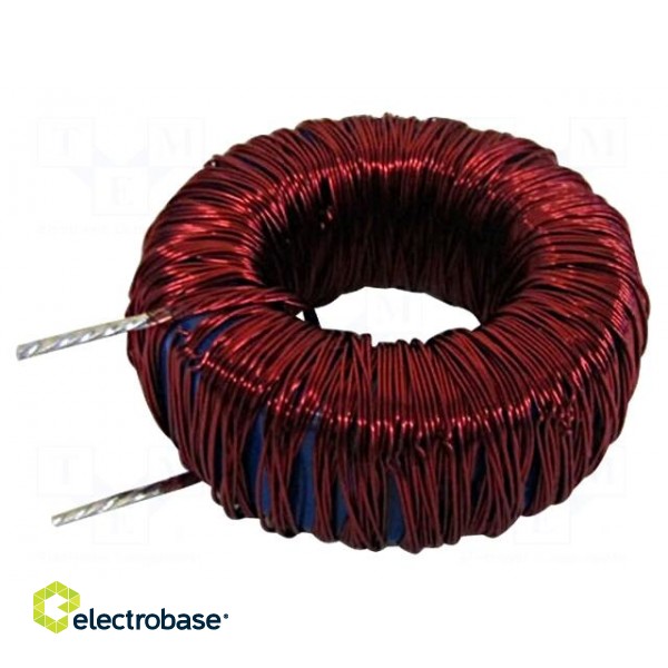 Inductor: wire | THT | 470uH | 6A | 112mΩ