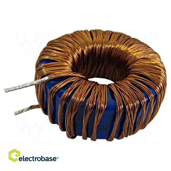 Inductor: wire | THT | 470uH | 8A | 104mΩ