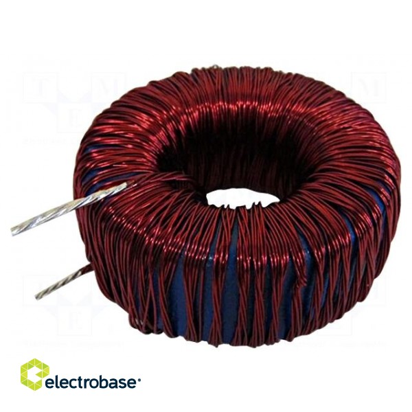 Inductor: wire | THT | 680uH | 6A | 205mΩ