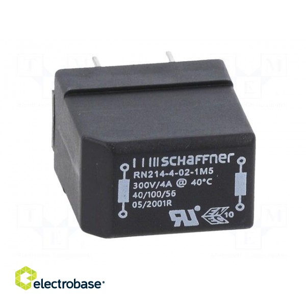 Inductor: wire with current compensation | THT | 1.5mH | 4A | 34mΩ image 9