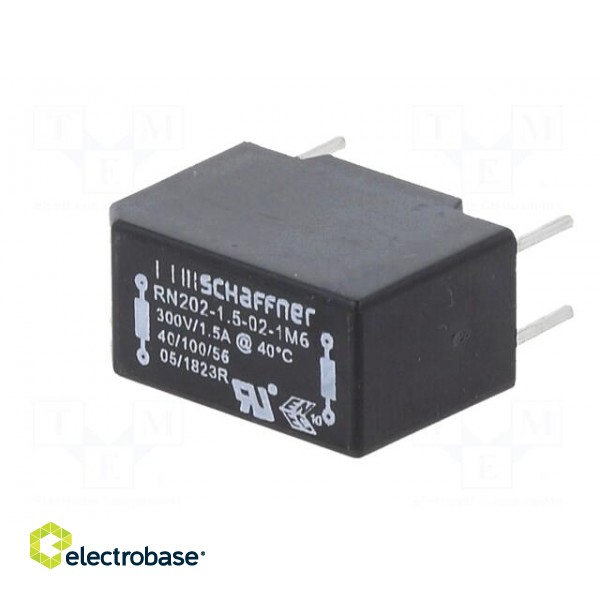 Inductor: wire with current compensation | THT | 1.6mH | 1.5A | 94mΩ image 2