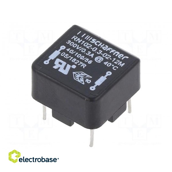 Inductor: wire with current compensation | THT | 12mH | 300mA image 1