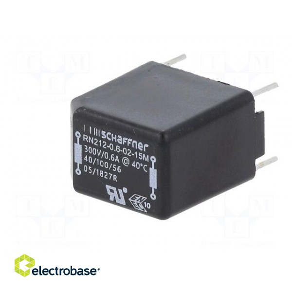 Inductor: wire with current compensation | THT | 15mH | 600mA | 490mΩ image 2