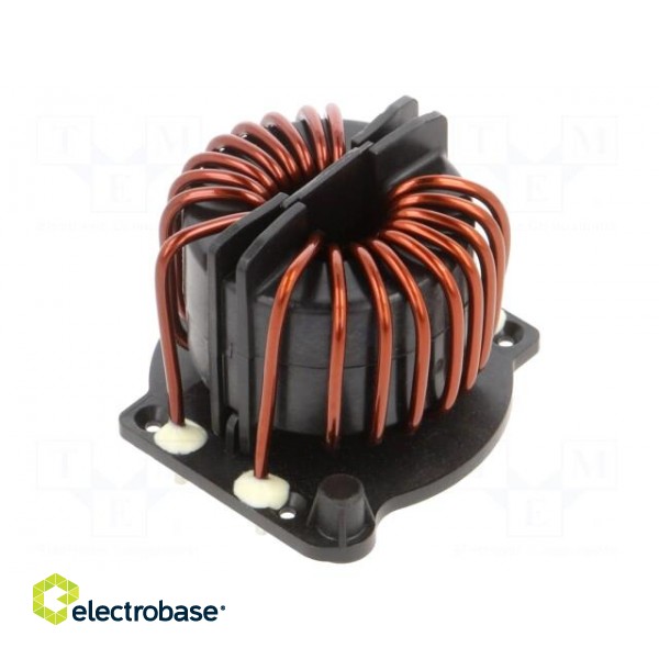 Inductor: wire with current compensation | THT | 1mH | 16A | 4.8mΩ image 1