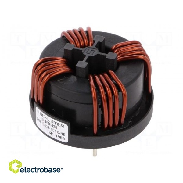 Inductor: wire with current compensation | THT | 2.1mH | 2.12mΩ paveikslėlis 1