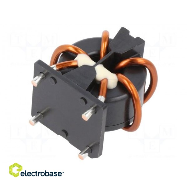 Inductor: wire with current compensation | THT | 220uH | 0.65mΩ