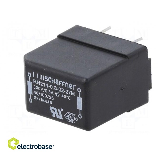 Inductor: wire with current compensation | THT | 27mH | 800mA | 500mΩ image 2