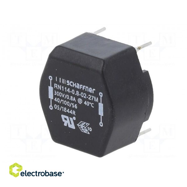 Inductor: wire with current compensation | THT | 27mH | 800mA | 500mΩ фото 2