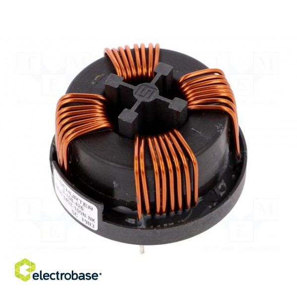 Inductor: wire with current compensation | THT | 5.5mH | 7mΩ | 500VAC image 1