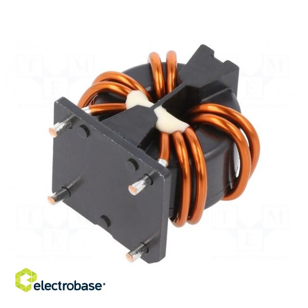 Inductor: wire with current compensation | THT | 600uH | 1.39mΩ