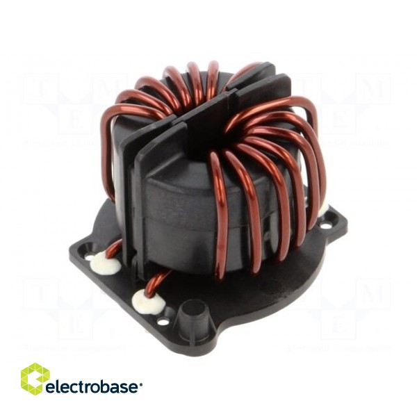 Inductor: wire with current compensation | THT | 640uH | 25A | 2.7mΩ image 1