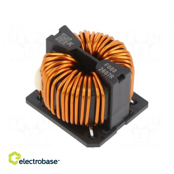 Inductor: wire with current compensation | THT | 7.9mH | 14.7mΩ paveikslėlis 1