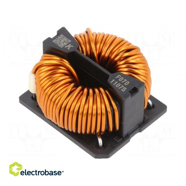 Inductor: wire with current compensation | THT | 9.9mH | 19.2mΩ paveikslėlis 1