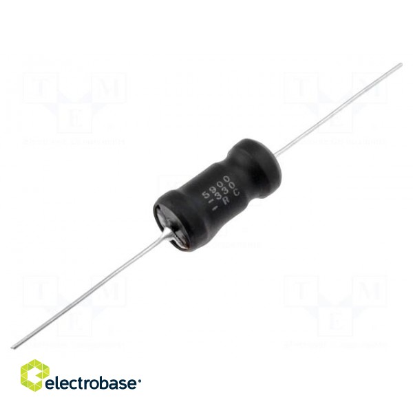 Inductor: axial | THT | 4.7mH | 400mA | 3.19Ω | Ø11.5x22.86mm | ±10%